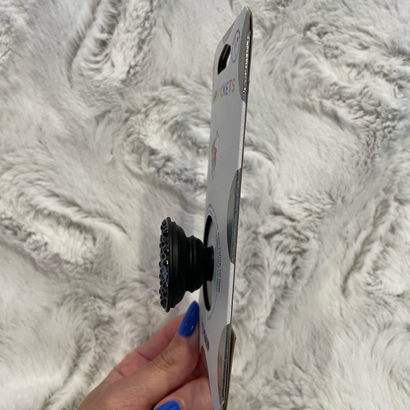 Swarovski Crystal pop socket, brand new, blue line. - Picture 5 of 6